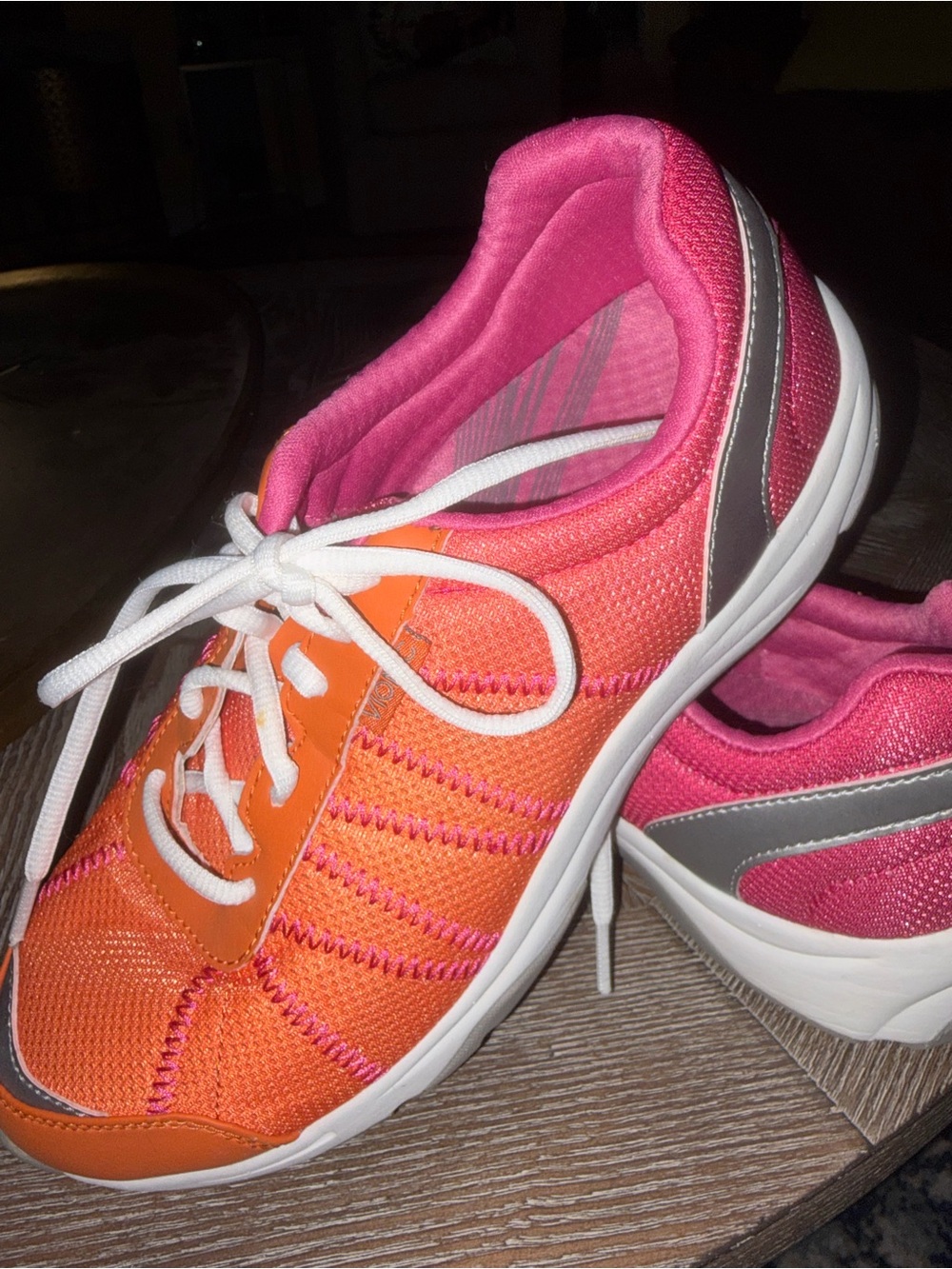 Vionic Women's Orange & Pink Walking Sneakers